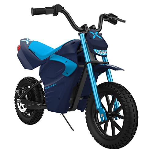 Hover-1 E-Track Electric Dirt Bike | 9MPH Top Speed, 9 Mile Range, 4HR Quick Charge,12" Air-Filled Tires, 120LB Max Weight, 2.25ft Tall, UL Certified & Tested - Safe for Kids & Teens, Red