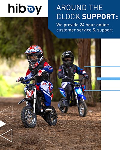 Hiboy DK1 36V Electric Dirt Bike,300W Electric Motorcycle - Up to 15.5MPH & 13.7 Miles Long-Range,3-Speed Modes Motorcycle for Kids Ages 3-10