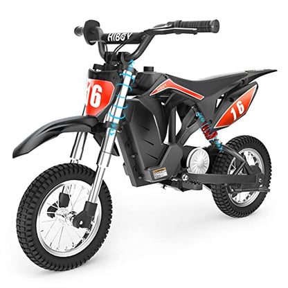 Hiboy DK1 36V Electric Dirt Bike,300W Electric Motorcycle - Up to 15.5MPH & 13.7 Miles Long-Range,3-Speed Modes Motorcycle for Kids Ages 3-10